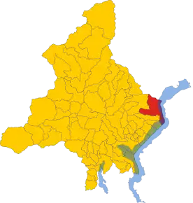 Poziția localității Cannobio