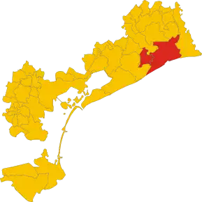 Poziția localității Caorle