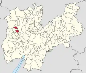 Poziția localității Carisolo