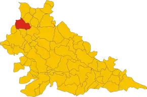 Poziția localității Castel Goffredo