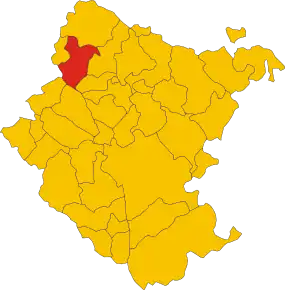 Localizarea Castel San Niccolò în Provincia Arezzo