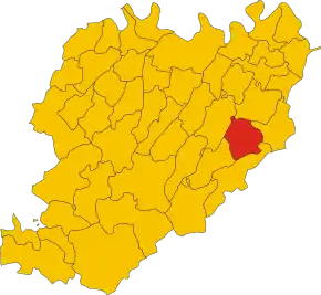 Poziția localității Castell'Arquato