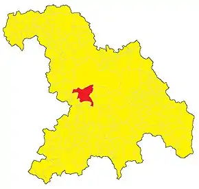 Poziția localității Castellazzo Bormida