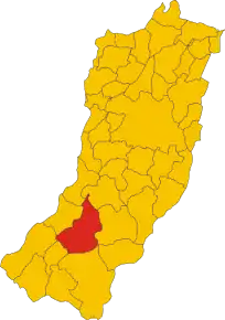 Poziția localității Castelnovo ne' Monti