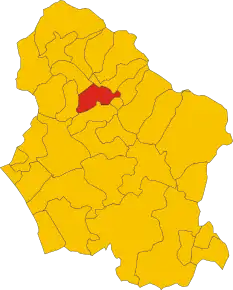 Localizarea Castelnuovo di Garfagnana în Provincia Lucca