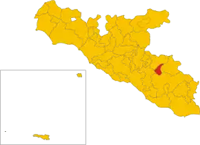 Poziția localității Castrofilippo