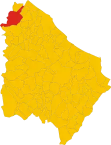 Poziția localității Comune di Chieti