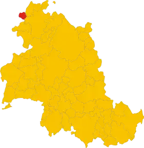 Poziția localității Citerna