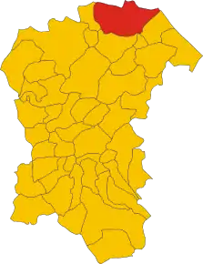 Poziția localității Città Sant'Angelo