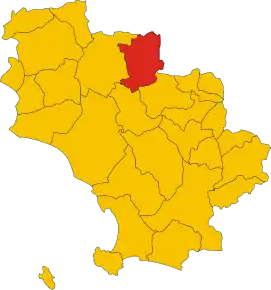 Localizarea Civitella Paganico în Provincia Grosseto