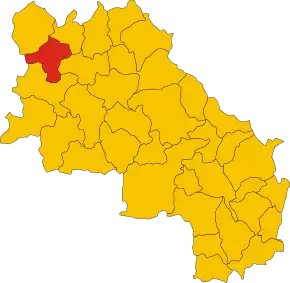 Localizarea Colle di Val d'Elsa în Provincia Siena