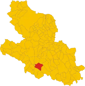 Poziția localității Collelongo