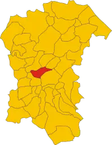 Poziția localității Cugnoli