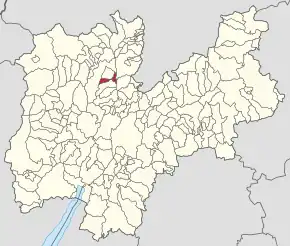 Poziția localității Denno