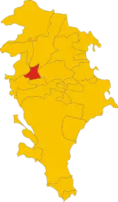 Poziția localității Ferla