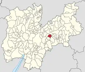 Poziția localității Fierozzo