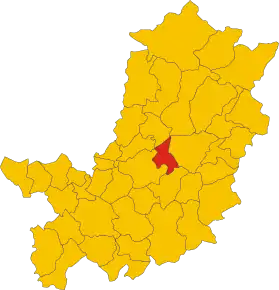 Localizarea Fiesole în Provincia Florența