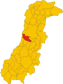Poziția localității Formigine