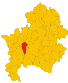 Localizarea Fornelli în Provincia Isernia