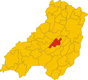 Poziția localității Fornovo di Taro