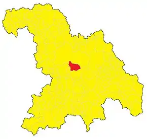 Poziția localității Frugarolo