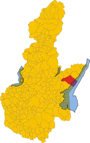 Poziția localității Gargnano