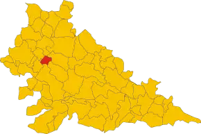 Poziția localității Gazoldo degli Ippoliti