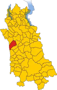 Poziția localității Ghemme