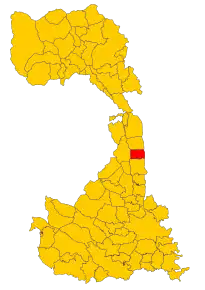 Poziția localității Ghislarengo