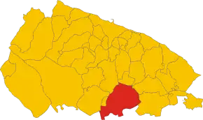 Poziția localității Gioia del Colle