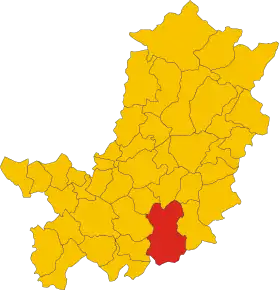 Localizarea Greve in Chianti în Provincia Florența