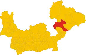 Poziția localității Grosio