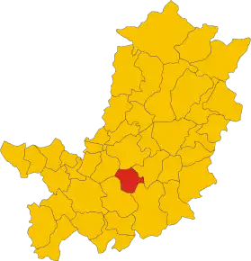 Localizarea Impruneta în Provincia Florența