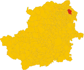 Poziția localității Ivrea