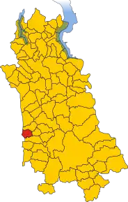 Poziția localității Landiona