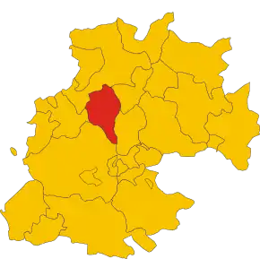 Poziția localității Leonforte