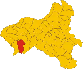 Poziția localității Limbadi