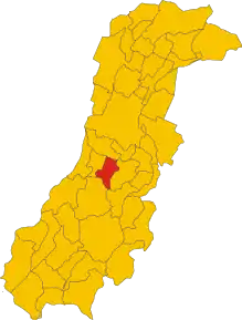 Poziția localității Comune di Maranello