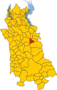 Poziția localității Mezzomerico