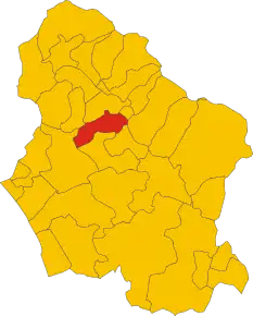 Localizarea Molazzana în Provincia Lucca