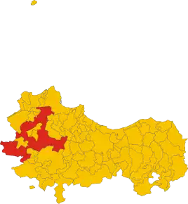 Poziția localității Monreale