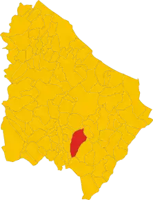 Poziția localității Montazzoli