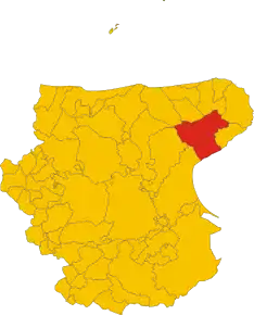 Poziția localității Comune di Monte Sant'Angelo