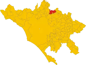 Poziția localității Montelibretti