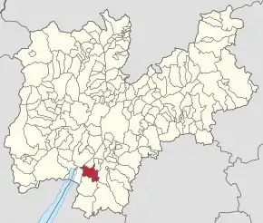 Poziția localității Mori