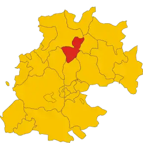 Poziția localității Nissoria