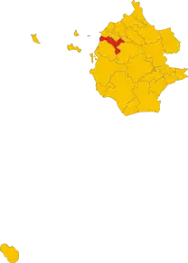 Poziția localității Paceco