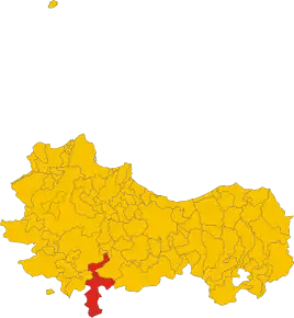 Poziția localității Palazzo Adriano