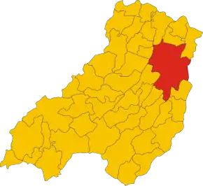 Poziția localității Comune di Parma