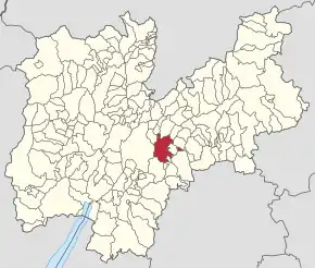 Poziția localității Pergine Valsugana